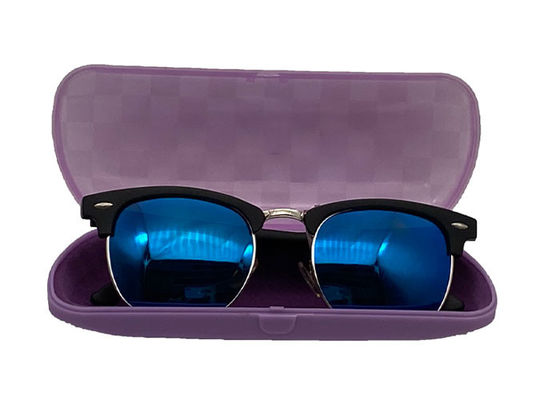 Green Purple Glasses Packing Plastic Spectacle Case