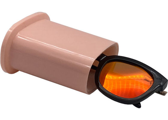 Pink PS Injected Custom Eyeglasses Case For Car Sun Visor