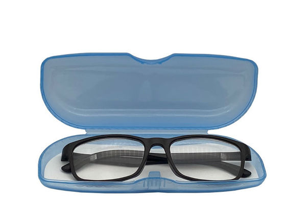 Fashion Clear Plastic Eyeglass Case , Hard Plastic Sunglasses Case