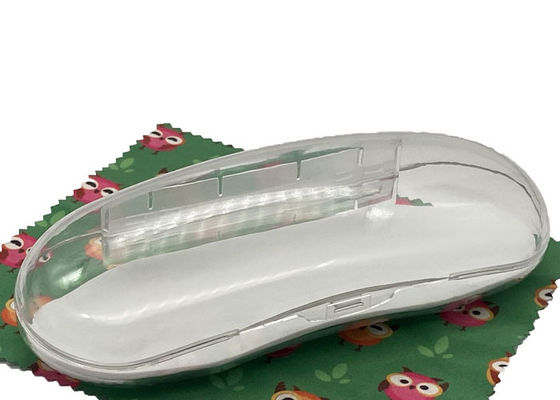Plastic Clip On Hard Clear Plastic Sunglasses Case