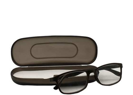 Black Plastic Glasses Case , Slim Waterproof Glasses Case
