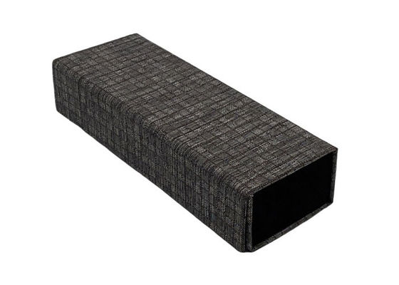 Leather Wrapped Rectangular Foldable Spectacle Case Soft