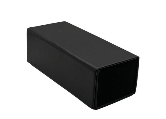 Leather Rhinestone Foldable Glasses Case , Sunglasses Packaging Box Purple Glitter