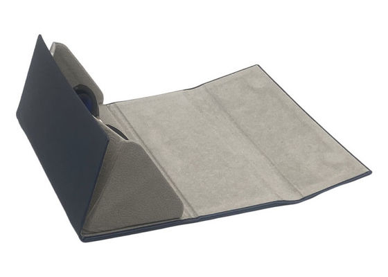 Dark Blue Cardboard Foldable Glasses Case 160x64x58mm