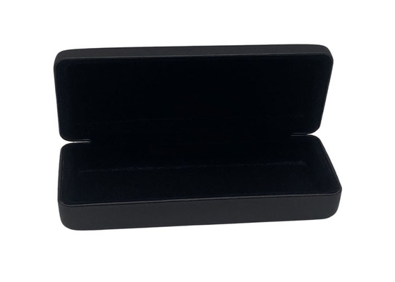 Oem Embossing Logo Leather Sunglass Case Black Custom Square Hard Shell