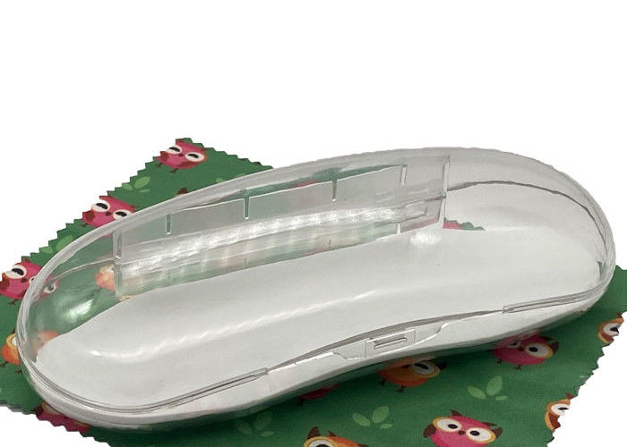 Plastic Clip On Hard Clear Plastic Sunglasses Case